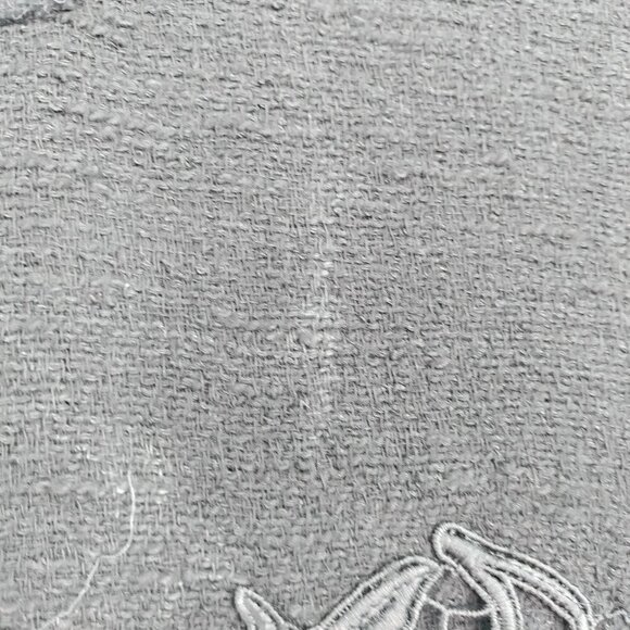 Zara Lace Round Neck Fringe Cap Sleeve  Crepe Mini Dress Medium Black - Picture 11 of 15